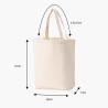 Book Lover's Club Tote Bag | Multi-Purpose Tote Bag | Natural & Black
