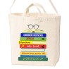 2-WAY CARRY BOOK LOVERS TOTE BAG